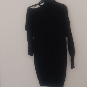 Long Sleeve Black Women's Dress - Sleek Everyday Style